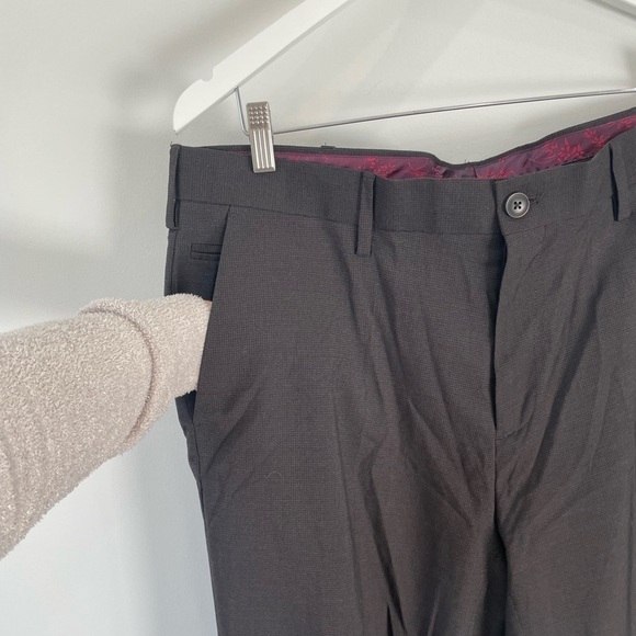 English Laundry Knightsbridge Black Dress Pants - Picture 2 of 8